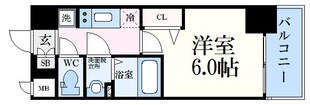 兵庫駅 徒歩3分 14階の物件間取画像